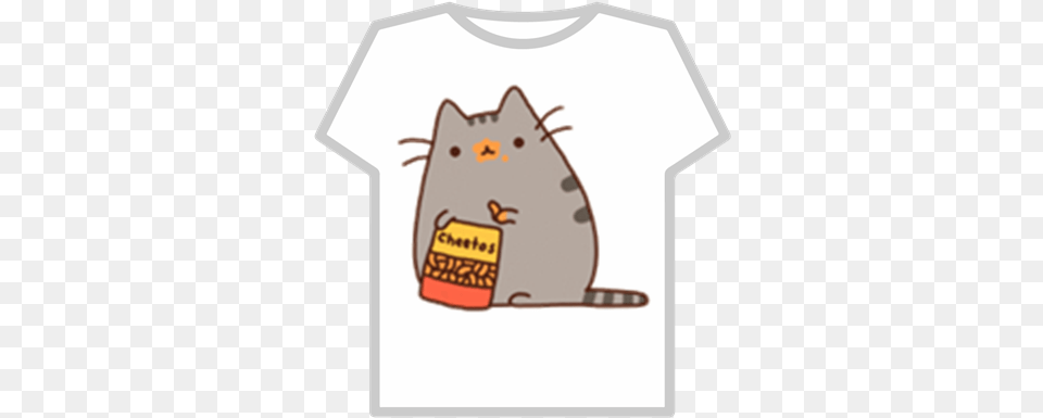 Cheetos Pusheen Transparent Background Roblox Pusheen The Cat, Clothing, T-shirt, Bag, Animal Free Png
