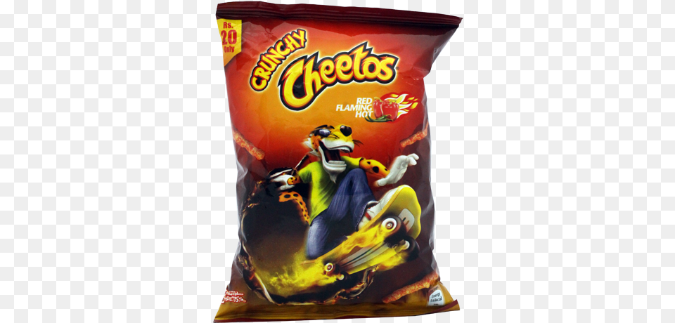 Cheetos Red Flaming Hot 32g Cheetos Red Flaming Hot Hot Cheetos In Pakistan, Person, Food, Sweets Png Image