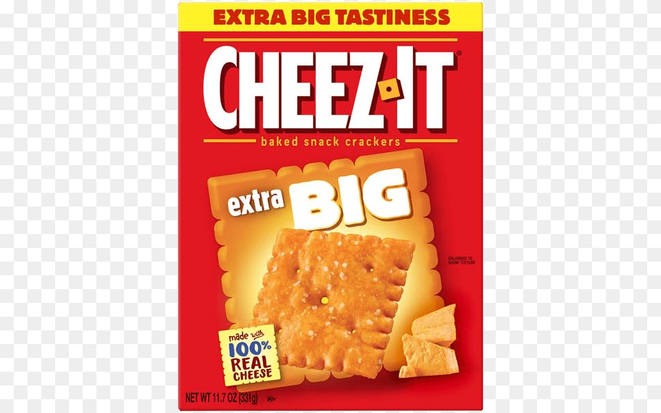 Cheez It Cheez It Big Original Baked Snack Crackers Graham Cracker, Bread, Food, Ketchup Free Png Download