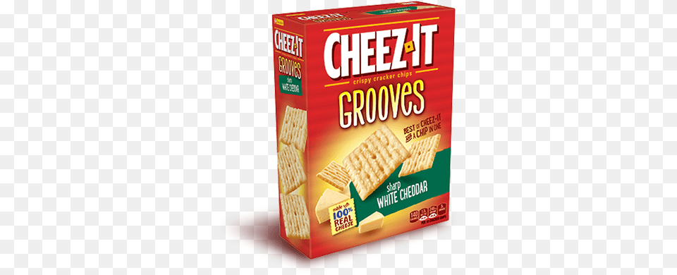 Cheez It Grooves Sharp White Cheddar Cheez It Grooves, Bread, Cracker, Food Free Png Download