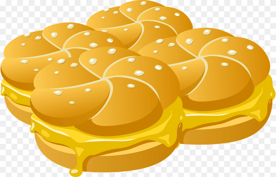 Cheezy Sammich Clipart, Bread, Bun, Food, Animal Free Transparent Png