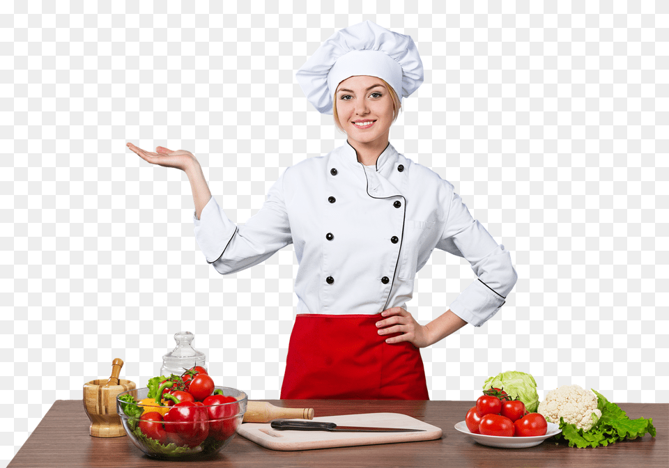 Chef, Person, Adult, Female, Woman Free Png Download