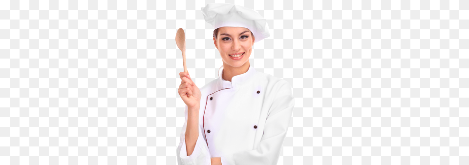 Chef, Cutlery, Spoon, Adult, Female Free Transparent Png
