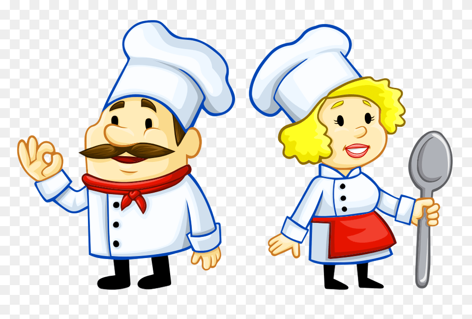 Chef, Cutlery, Spoon, Baby, Person Free Png Download