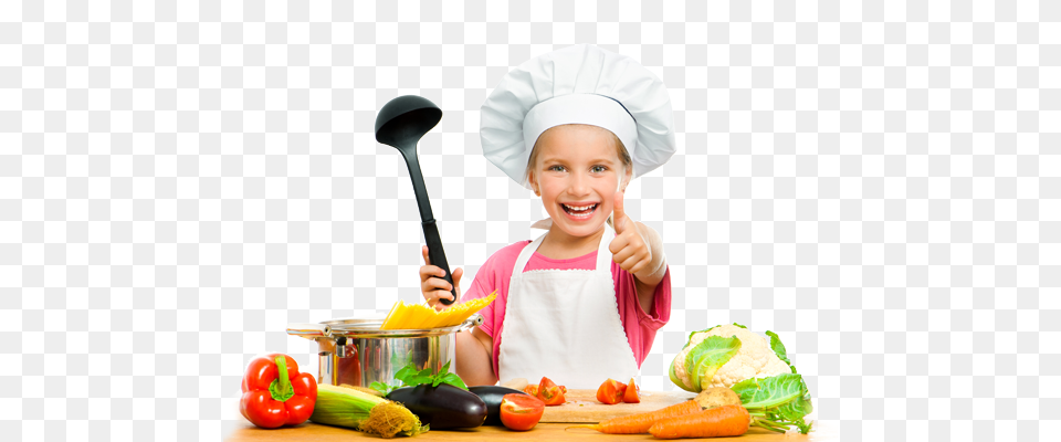 Chef, Child, Female, Girl, Person Free Png Download
