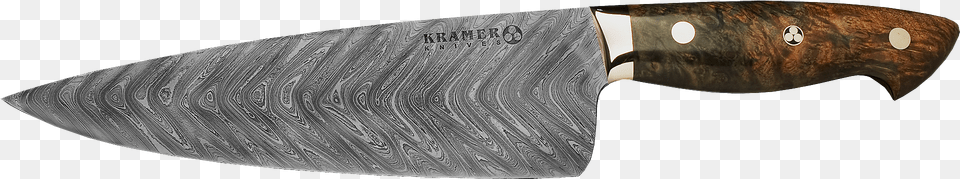 Chef 400 Layer Chevron Damascus Dyed Big Leaf Maple Bob Kramer Knives, Blade, Dagger, Knife, Weapon Free Transparent Png