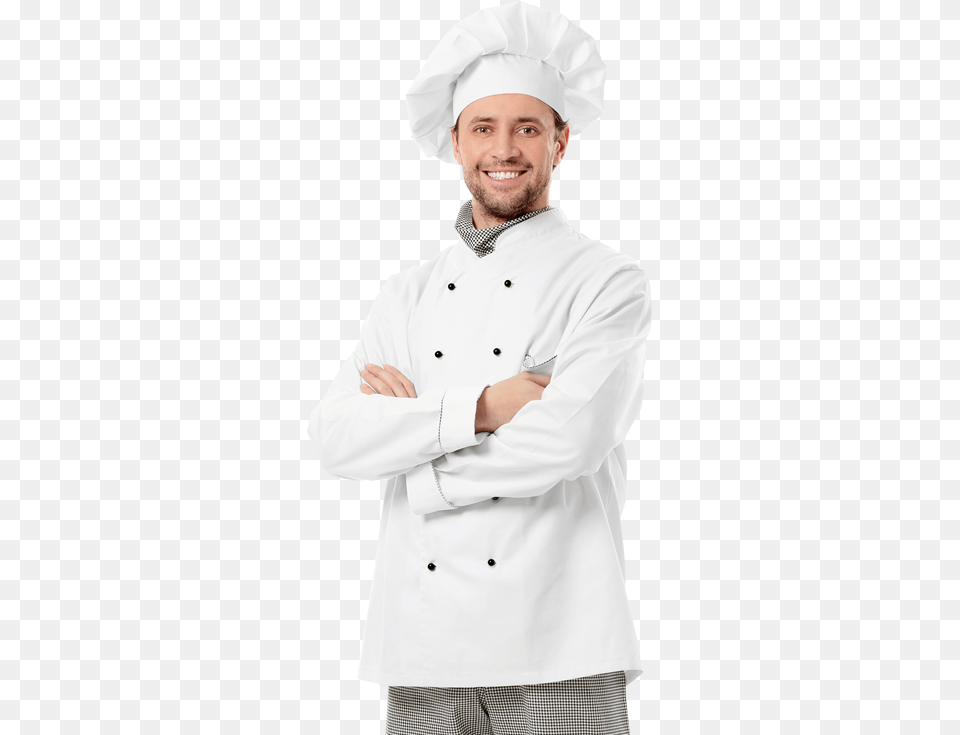 Chef, Clothing, Coat, Adult, Male Free Transparent Png