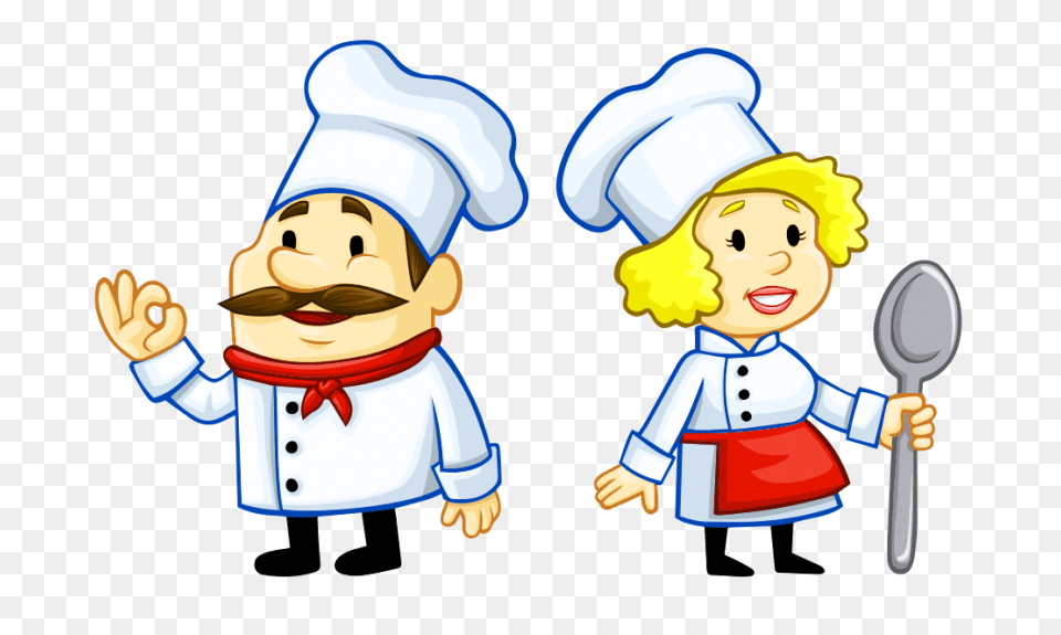 Chef, Cutlery, Spoon, Baby, Person Png