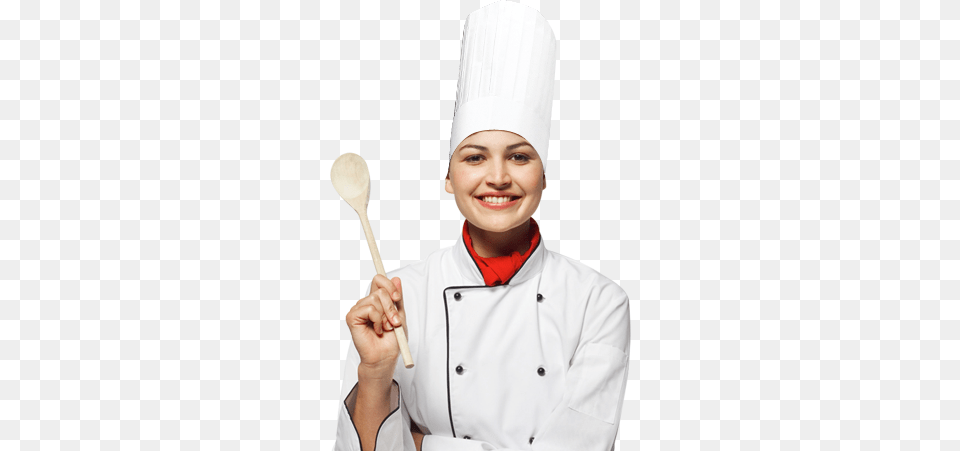 Chef, Cutlery, Spoon, Adult, Female Free Transparent Png