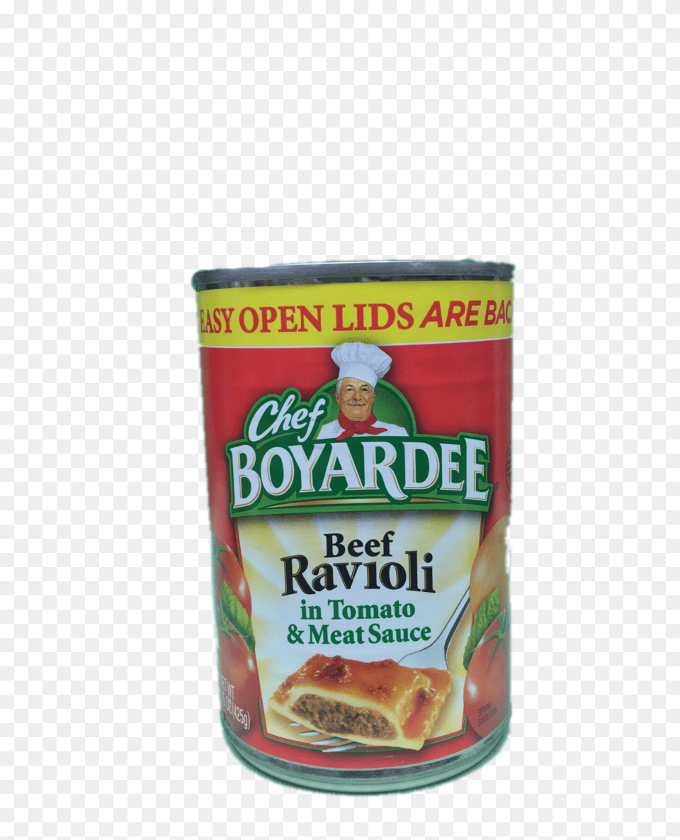 Chef Boyardee Beef Ravioli 15 Oz, Tin, Can, Baby, Person Free Png