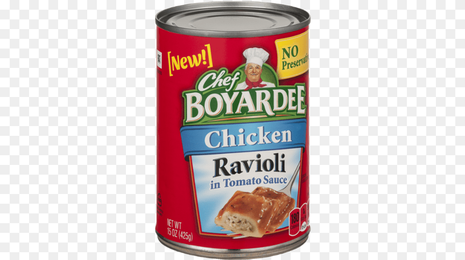 Chef Boyardee Chicken Alfredo 15 Oz Can, Tin, Aluminium, Canned Goods, Food Free Png