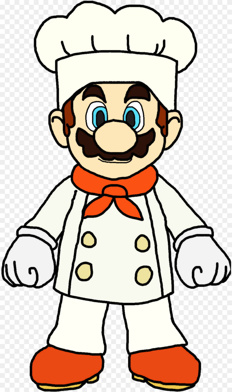 Chef By Katlime Mario Super Mario Cook, Baby, Person, Face, Head Free Transparent Png