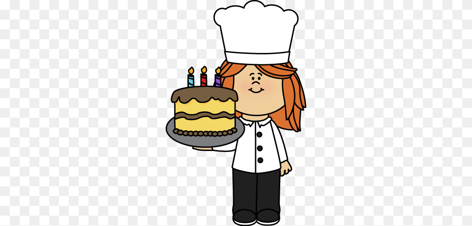 Chef Clip Art, Person, People, Birthday Cake, Cake Free Png