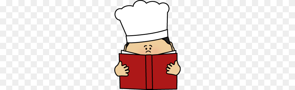 Chef Clip Art, Person, Reading, Baby, Book Free Png