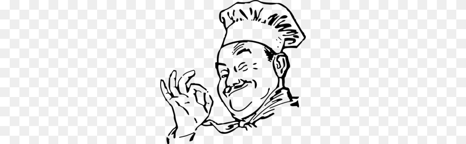 Chef Clip Art, Gray Free Png