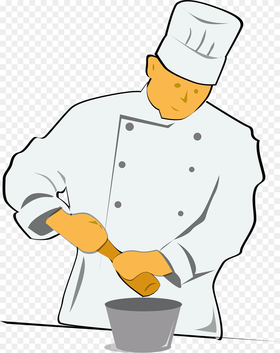 Chef Clipart, Culinary, Person, Adult, Male Png