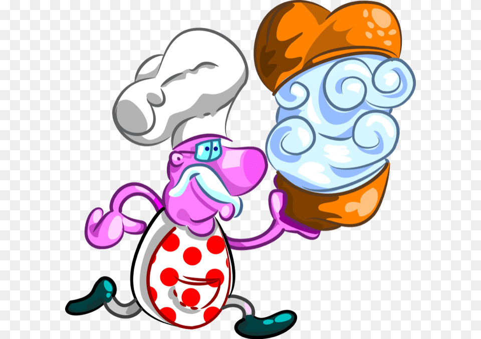 Chef Clipart, Baby, Person, Cream, Dessert Png Image