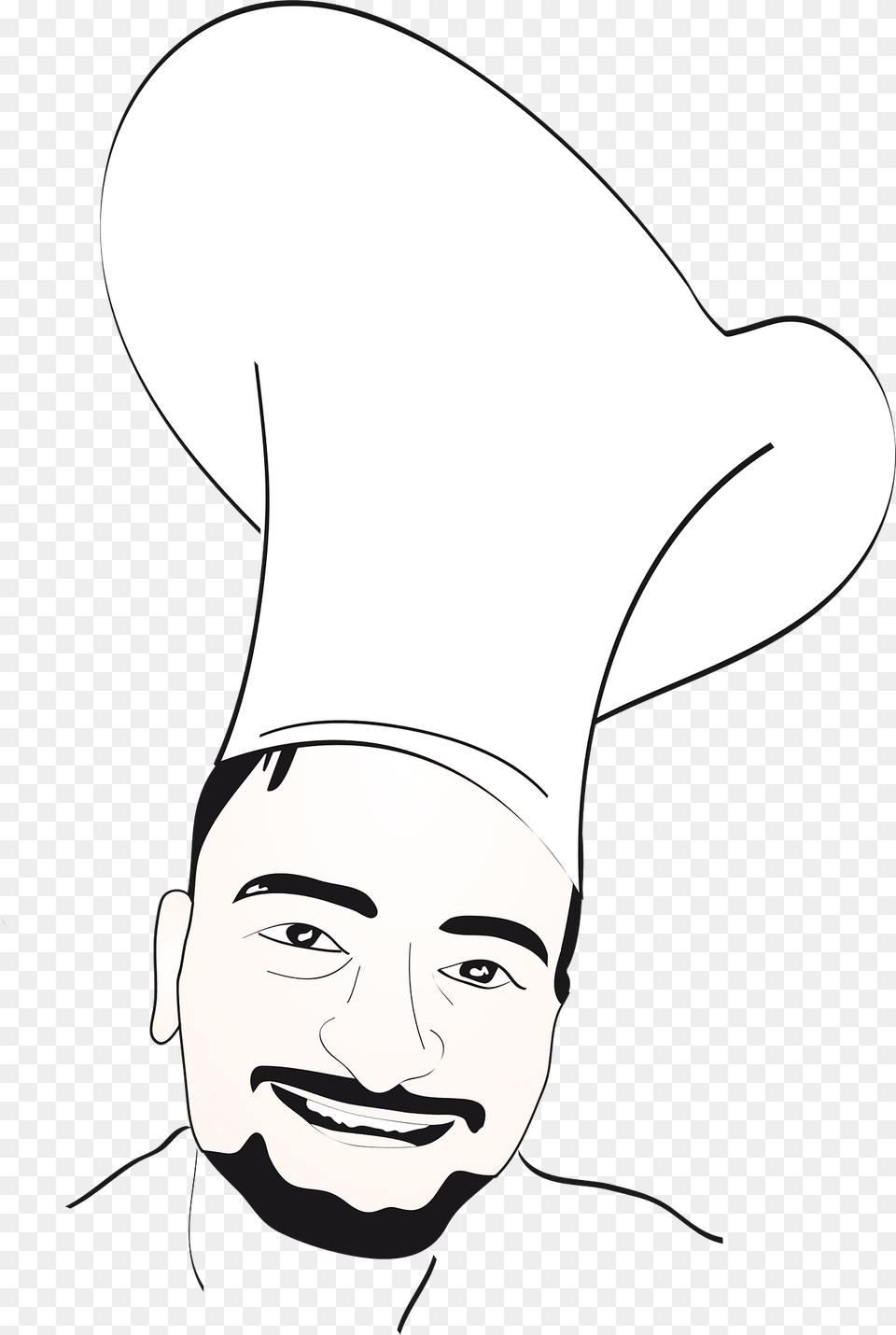 Chef Clipart, Clothing, Hat, Face, Head Png Image