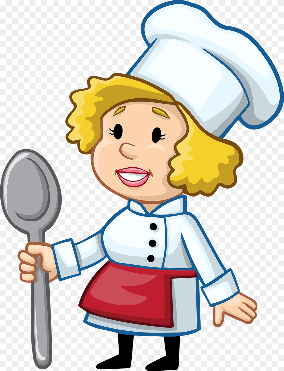 Chef Clipart, Cutlery, Spoon, Baby, Person Free Png