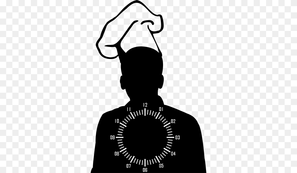 Chef Clock Sticker Vdo Cockpit Clock Vdo 370 955 Vdo Gauges, Lighting, Gray Free Transparent Png