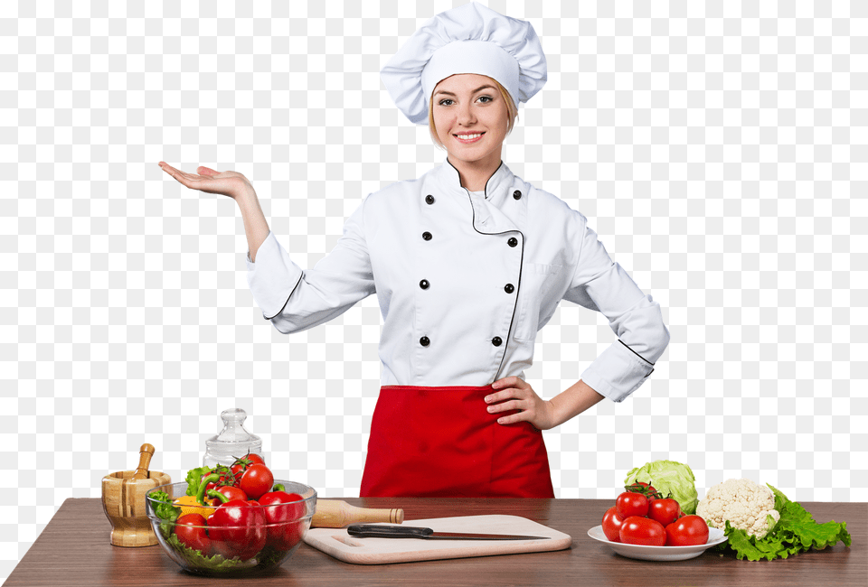 Chef Cook Chef Cooking, Person, Adult, Female, Woman Free Png Download
