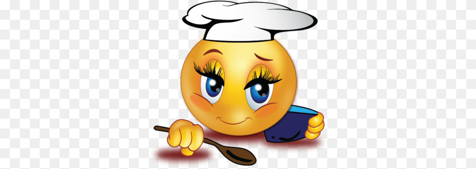 Chef Cook Girl Emoji Chef Png Image