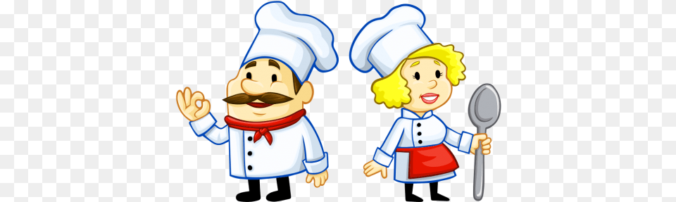 Chef Cook Vector Image Cook Chef, Cutlery, Spoon, Face, Head Free Png
