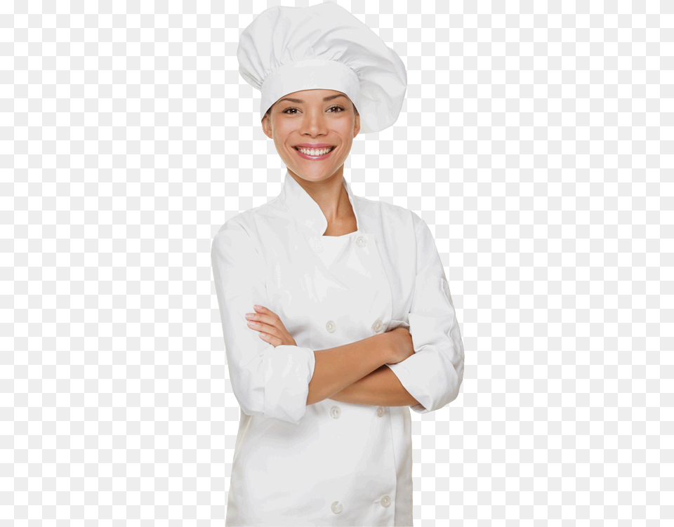 Chef Female Chief Cook, Clothing, Hat, Adult, Person Png