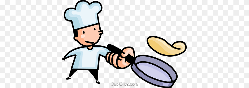 Chef Flipping A Pan Cake Royalty Free Vector Clip Art Illustration, Photography, Smoke Pipe, Magnifying Png