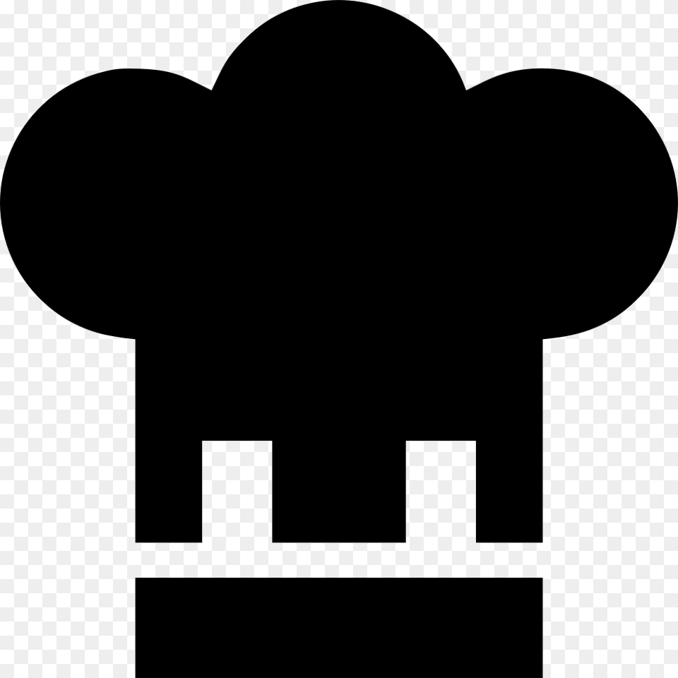 Chef Hat Comments Chef Hat Icon, Stencil, Person, Logo Png Image
