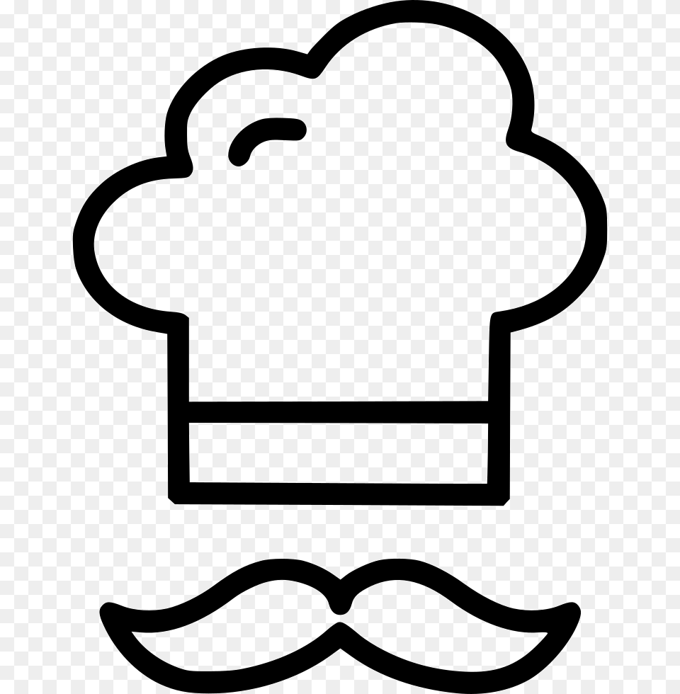 Chef Hat Drawing At Getdrawings Chef, Face, Head, Person, Stencil Free Png Download
