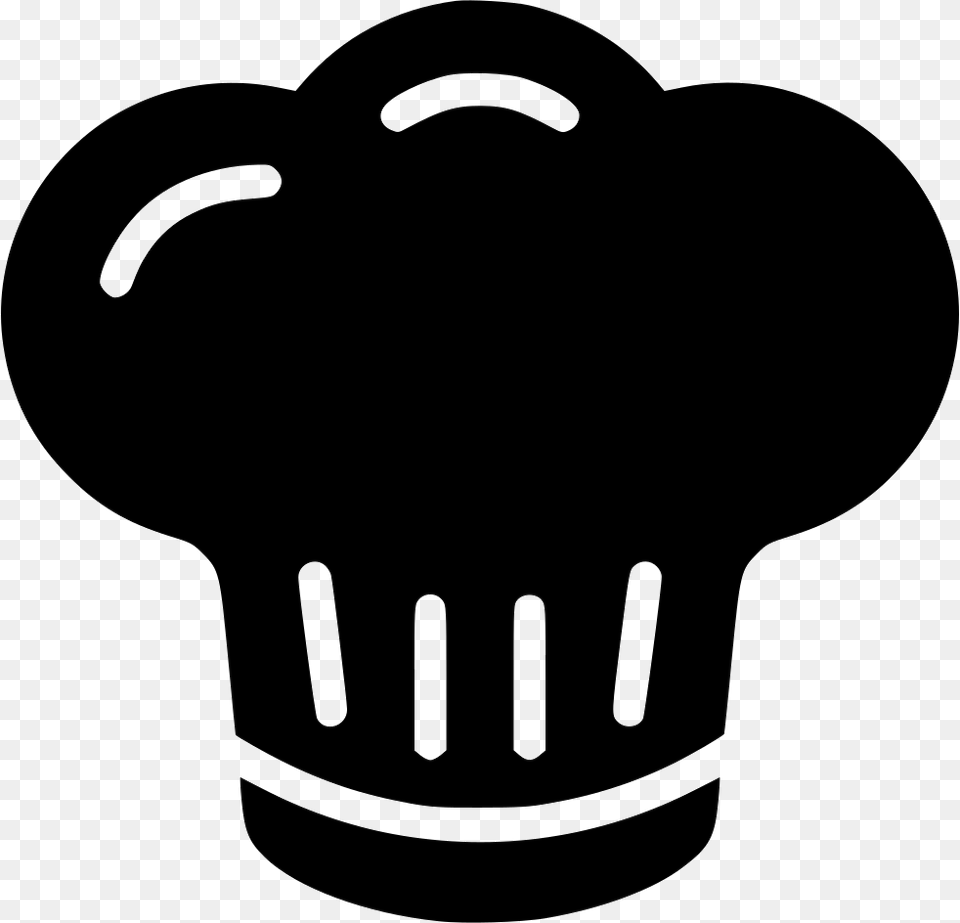 Chef Hat Icon, Stencil, Light Free Png