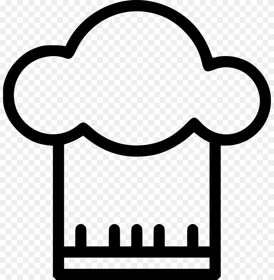 Chef Hat Icon, Stencil, Bow, Weapon, Smoke Pipe Free Png Download
