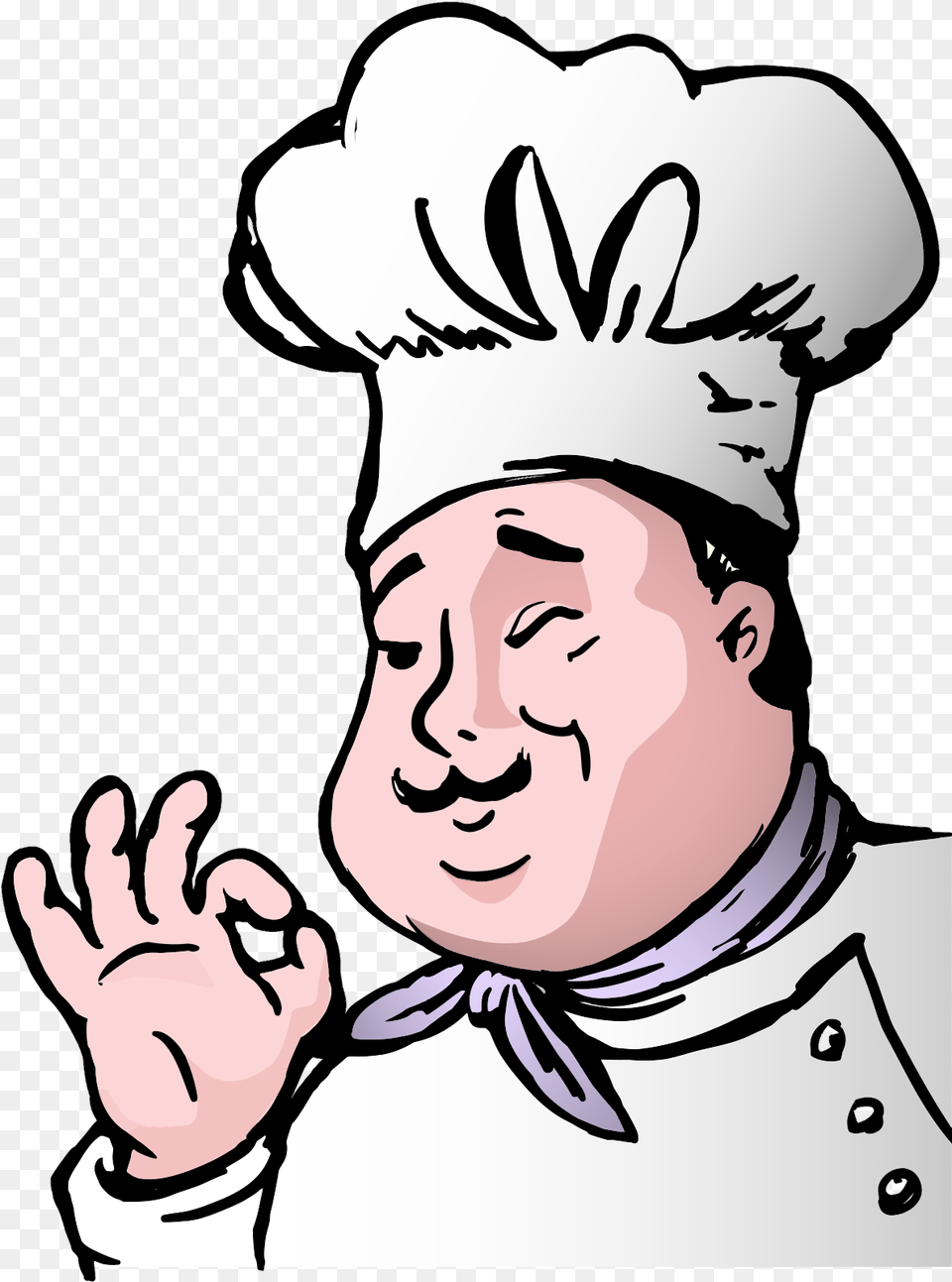 Chef Hat Transparent Clipart Transparent Background Chef Logo, Baby, Person, Stencil, Face Free Png
