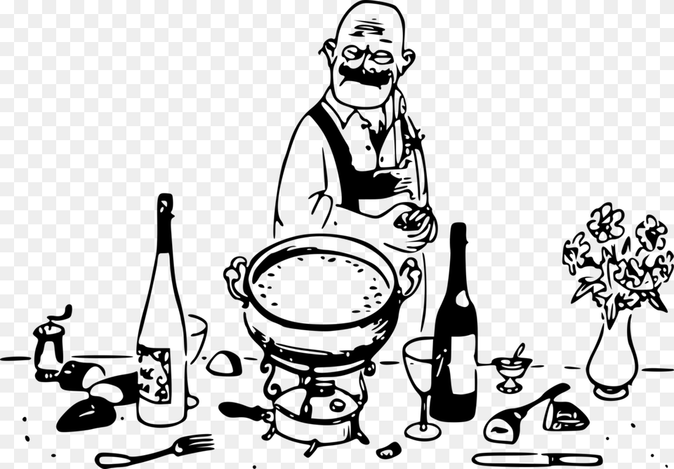 Chef Icon, Gray Png Image