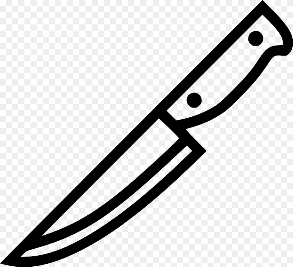 Chef Knife Icon Blade, Weapon, Dagger, Bow Free Png Download