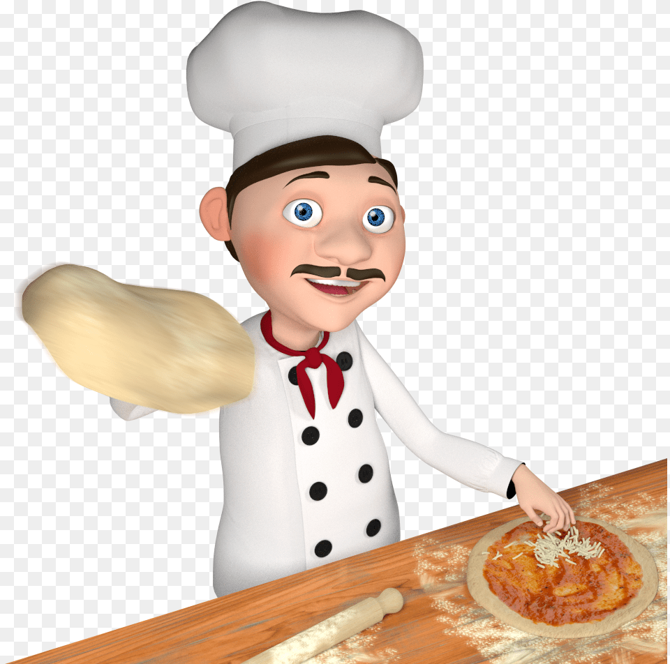 Chef Luigi, Food, Pizza, Doll, Toy Png Image