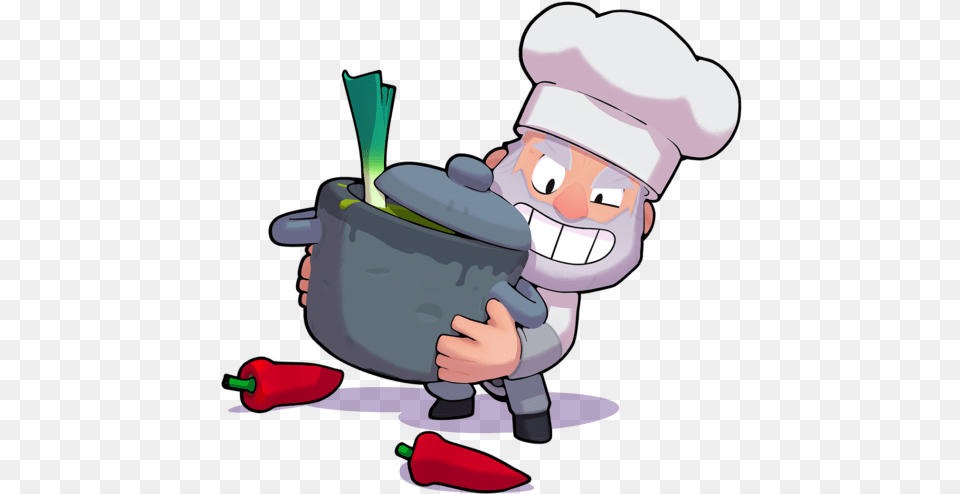Chef Mike Brawl Stars, Baby, Person, Face, Head Free Png Download