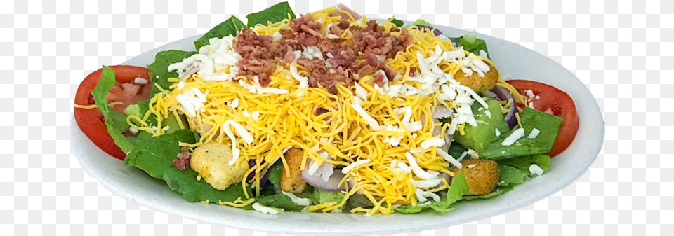 Chef Salad Grated Cheese, Food, Food Presentation, Meal, Dining Table Free Png Download
