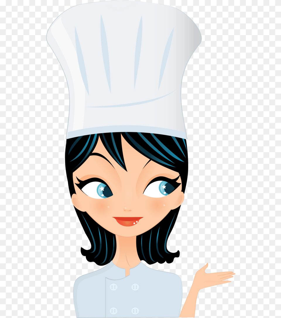 Chef Share Alike Cooking January Female Chef Cartoon, Book, Comics, Publication, Adult Png Image