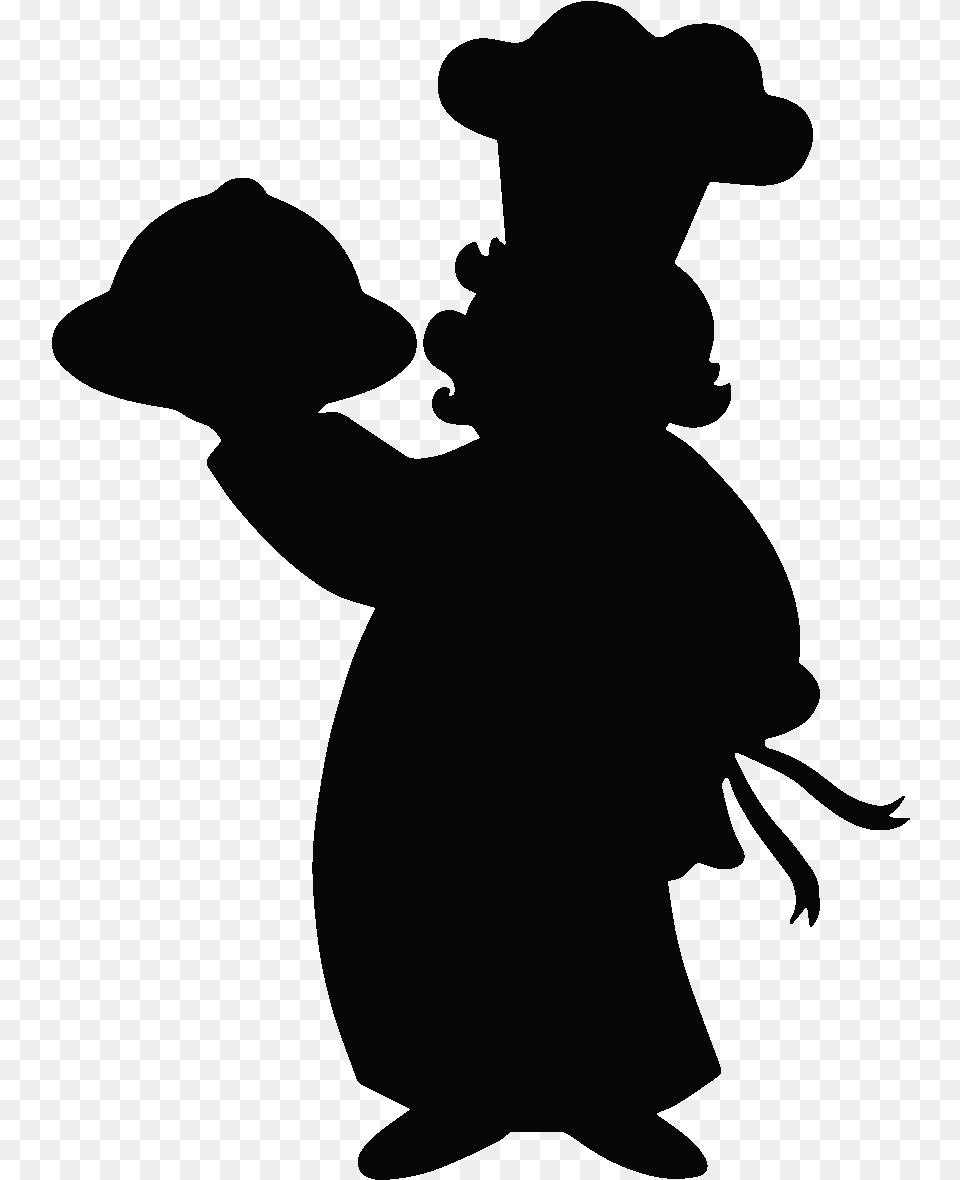 Chef Silhouette Download Chef Silhouette, Clothing, Hat Free Transparent Png