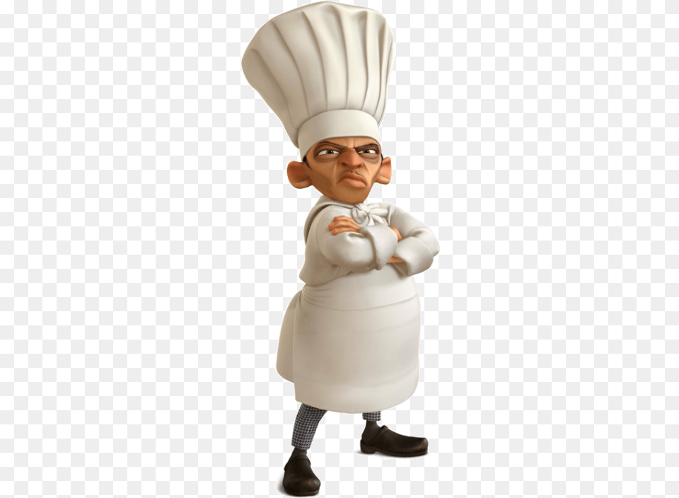 Chef Transparent Background Ratatouille Skinner, Figurine, Baby, Person, Clothing Free Png Download