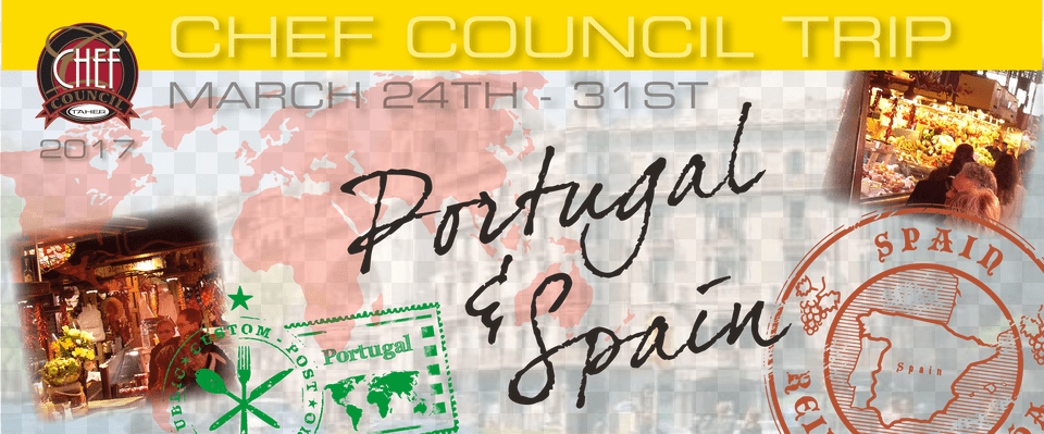 Chef Trip Banner Spain Portugal Spain Travel Europe Sticker Decal 5quotx, City, Collage, Art, Book Free Png Download