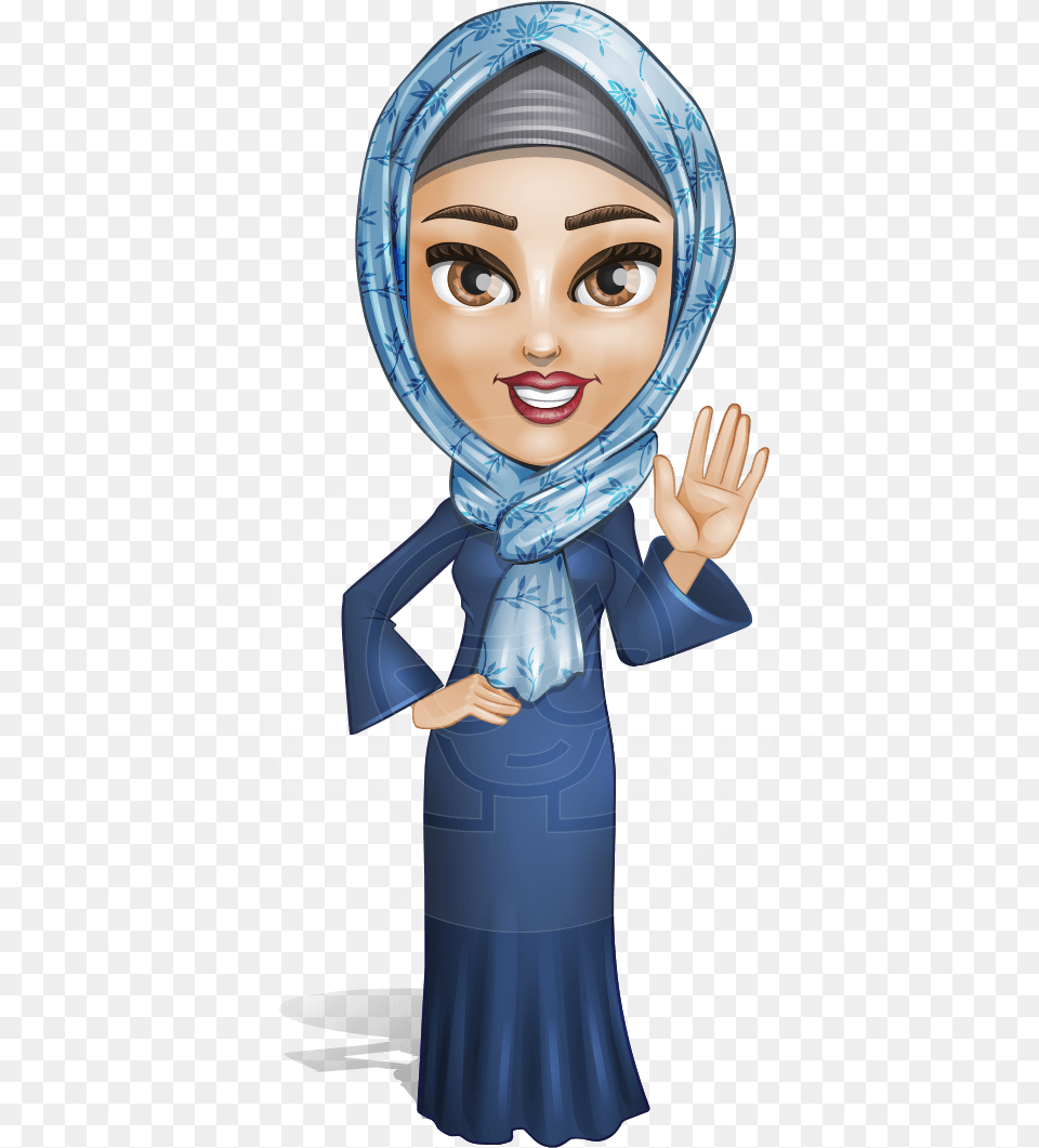 Chef Vector Hijab Cartoon Characters Woman, Adult, Person, Female, Face Png