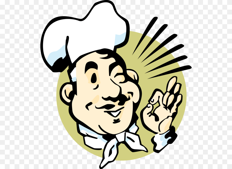 Chef With White Hat And Bon Gesture, Face, Head, Person, Baby Free Transparent Png