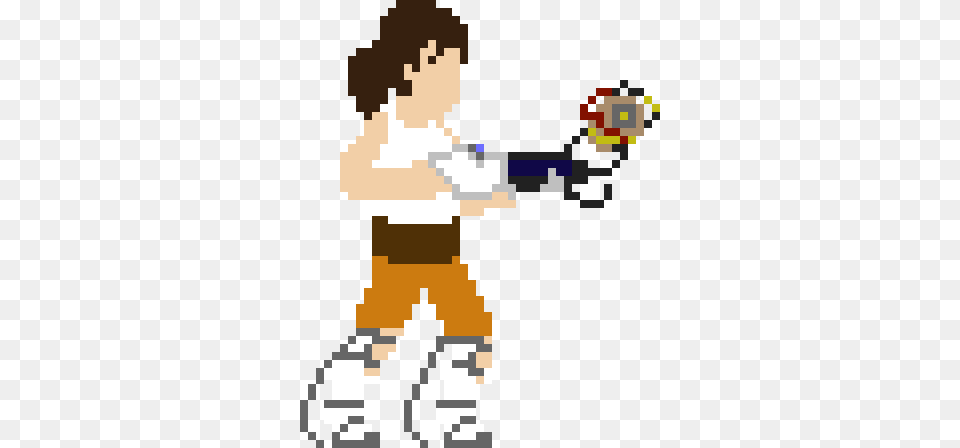 Chell N Potatos Pixel Art, Ball, Handball, Sport, Juggling Png Image