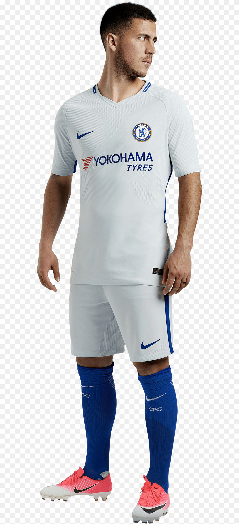 Chelsea Eden Hazard 2018, Clothing, Shirt, Adult, Person Png