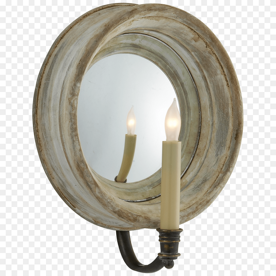 Chelsea Medium Reflection Sconce In Old White Kupit Zerkalo Ribij Glaz, Candle Png