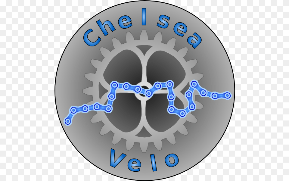 Chelsea Velo Logo 3 Clip Art Vector Clip Art Circle, Machine, Spoke, Coil, Gear Free Png Download