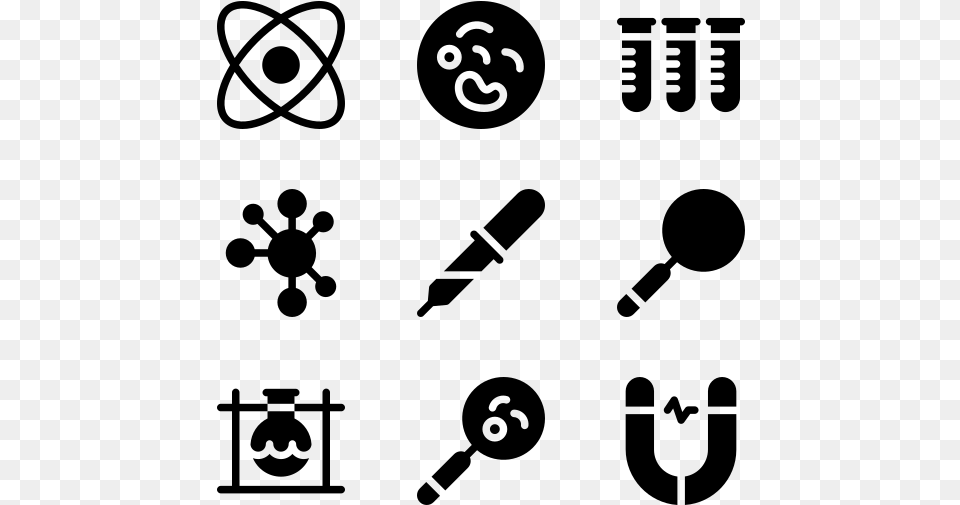 Chem Icons, Gray Png